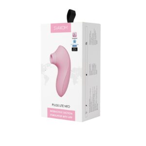 SVAKOM – Pulse Lite Neo – Luchtdruk Vibrator (met App-bediening) – Licht Roze