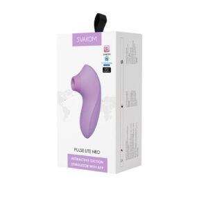 SVAKOM – Pulse Lite Neo – Luchtdruk Vibrator (met App-bediening) – Lila