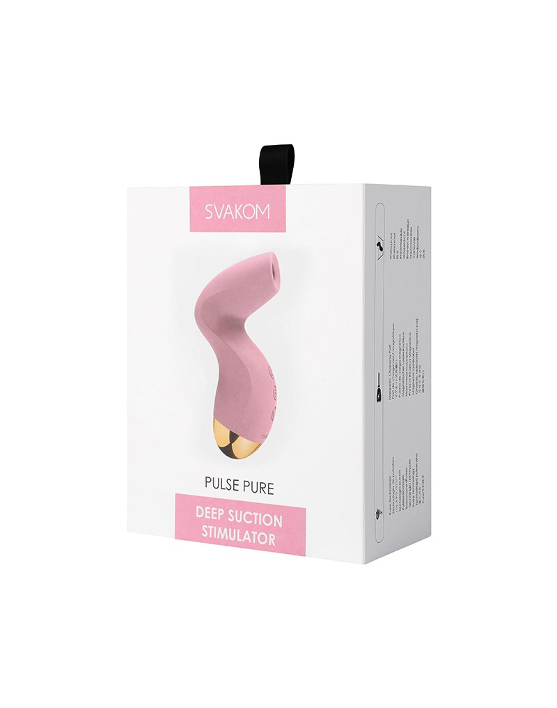 SVAKOM - Pulse Pure - Luchtdruk Vibrator - Roze - Afbeelding 2