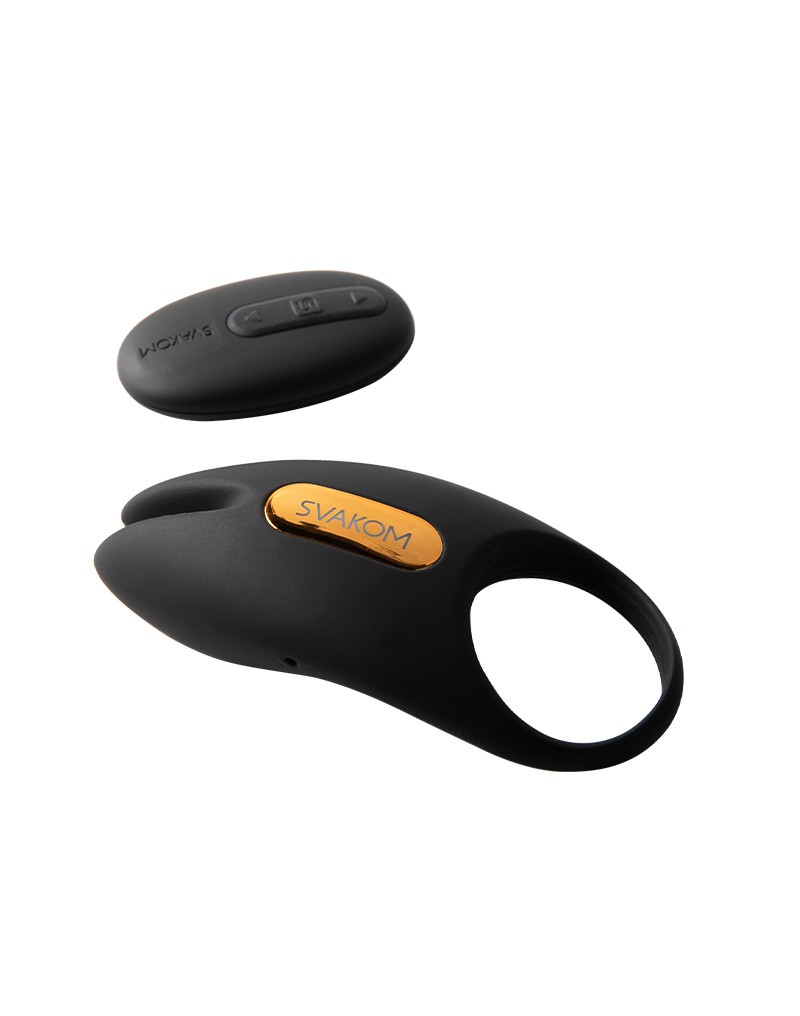 SVAKOM - Winni 2 - Cockring Vibrator met Afstandsbediening - Zwart - Afbeelding 3