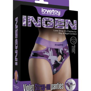 LoveToy – Ingen – Violet Strap-on Slipje Maat M/L – Paars