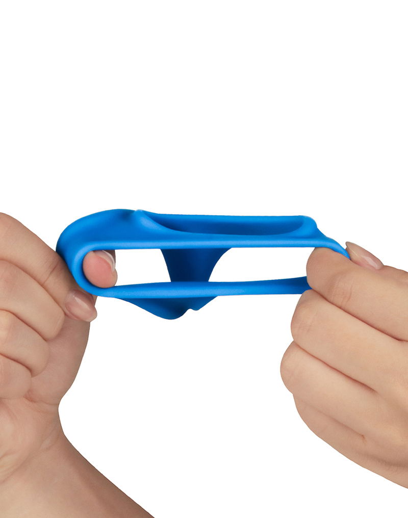 LoveToy - Pinnacle Pro - Trio Grip Enchancer Sleeve - Blauw - Afbeelding 10