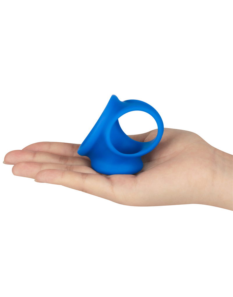 LoveToy - Pinnacle Pro - Trio Grip Enchancer Sleeve - Blauw - Afbeelding 6