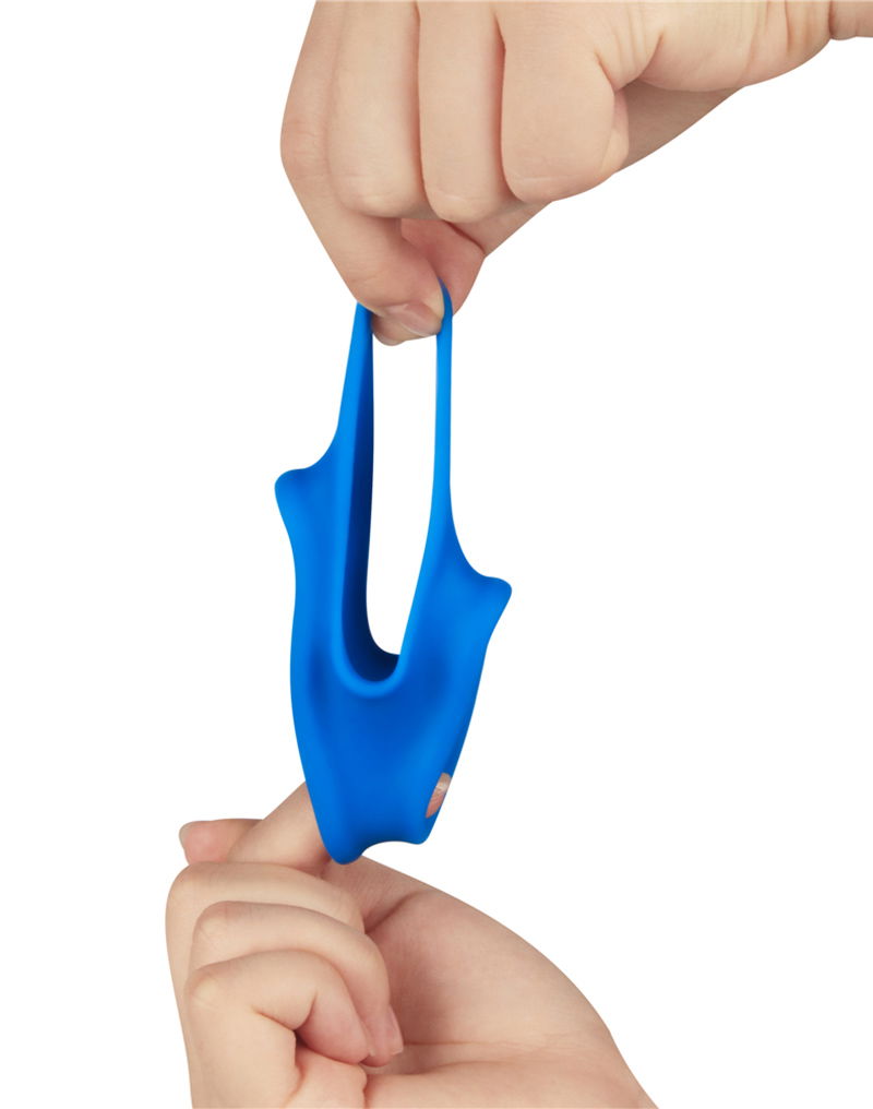LoveToy - Pinnacle Pro - Trio Grip Enchancer Sleeve - Blauw - Afbeelding 7