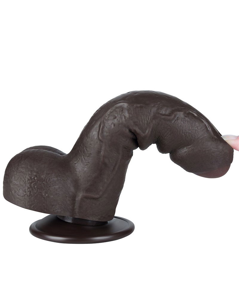 LoveToy Aftrekbare dildo 18,3 x 3,5 cm Zwart - Afbeelding 3