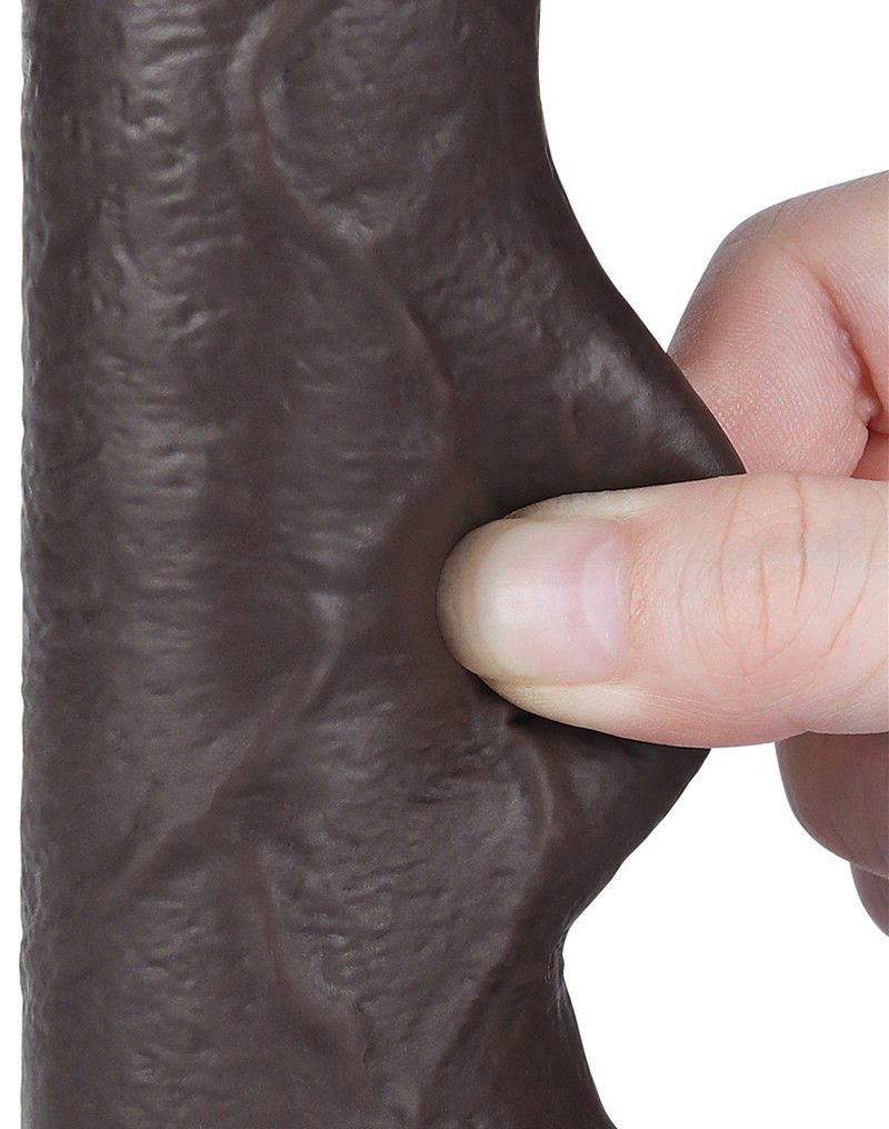 LoveToy Aftrekbare dildo 18,3 x 3,5 cm Zwart - Afbeelding 7