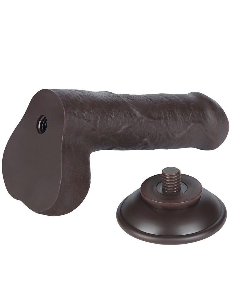 LoveToy Aftrekbare dildo 18,3 x 3,5 cm Zwart - Afbeelding 8