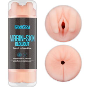 LoveToy – Virgin-Skin Blowout Double Side Stroker – Vagina and Anus