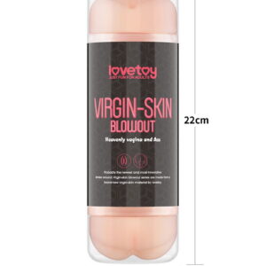 LoveToy – Virgin-Skin Blowout Double Side Stroker – Vagina and Ass