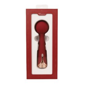 Viotec – Firelick – Mini Wand Vibrator – Goud & Wijnrood
