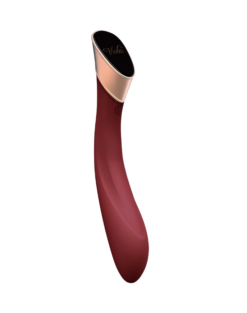 Viotec Manto G-Spot Massager Goud Wijnrood