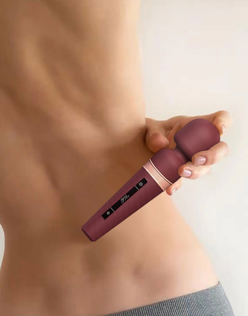 Viotec - Titan - Staafvibrator - Goud & Wijnrood - Afbeelding 13