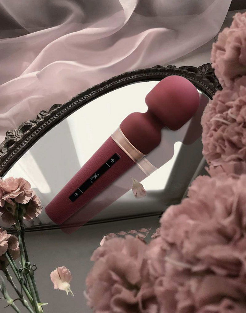 Viotec - Titan - Staafvibrator - Goud & Wijnrood - Afbeelding 11