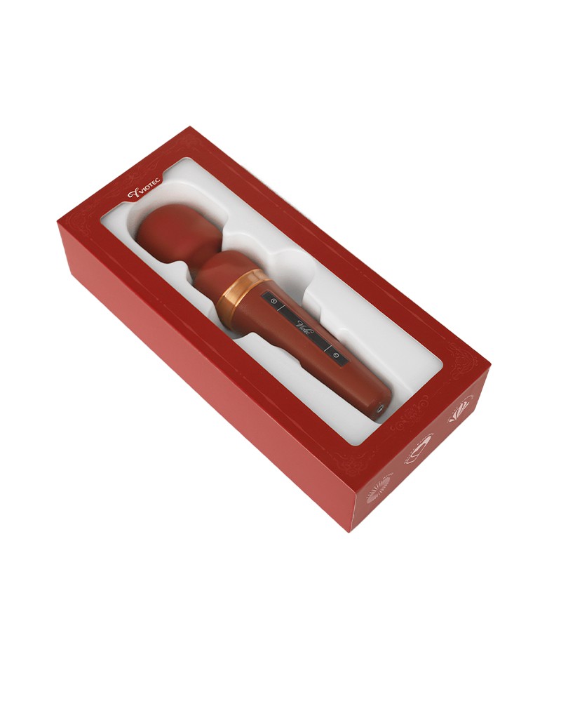 Viotec - Titan - Staafvibrator - Goud & Wijnrood - Afbeelding 5