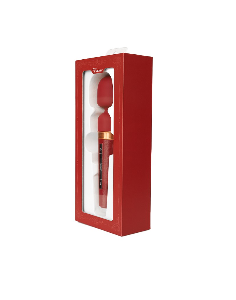 Viotec - Titan - Staafvibrator - Goud & Wijnrood - Afbeelding 4