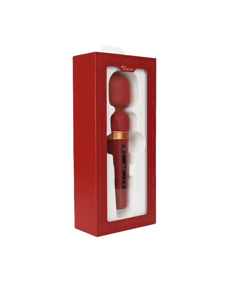 Viotec - Titan - Staafvibrator - Goud & Wijnrood - Afbeelding 6