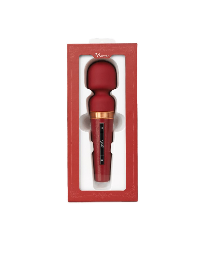 Viotec - Titan - Staafvibrator - Goud & Wijnrood - Afbeelding 2