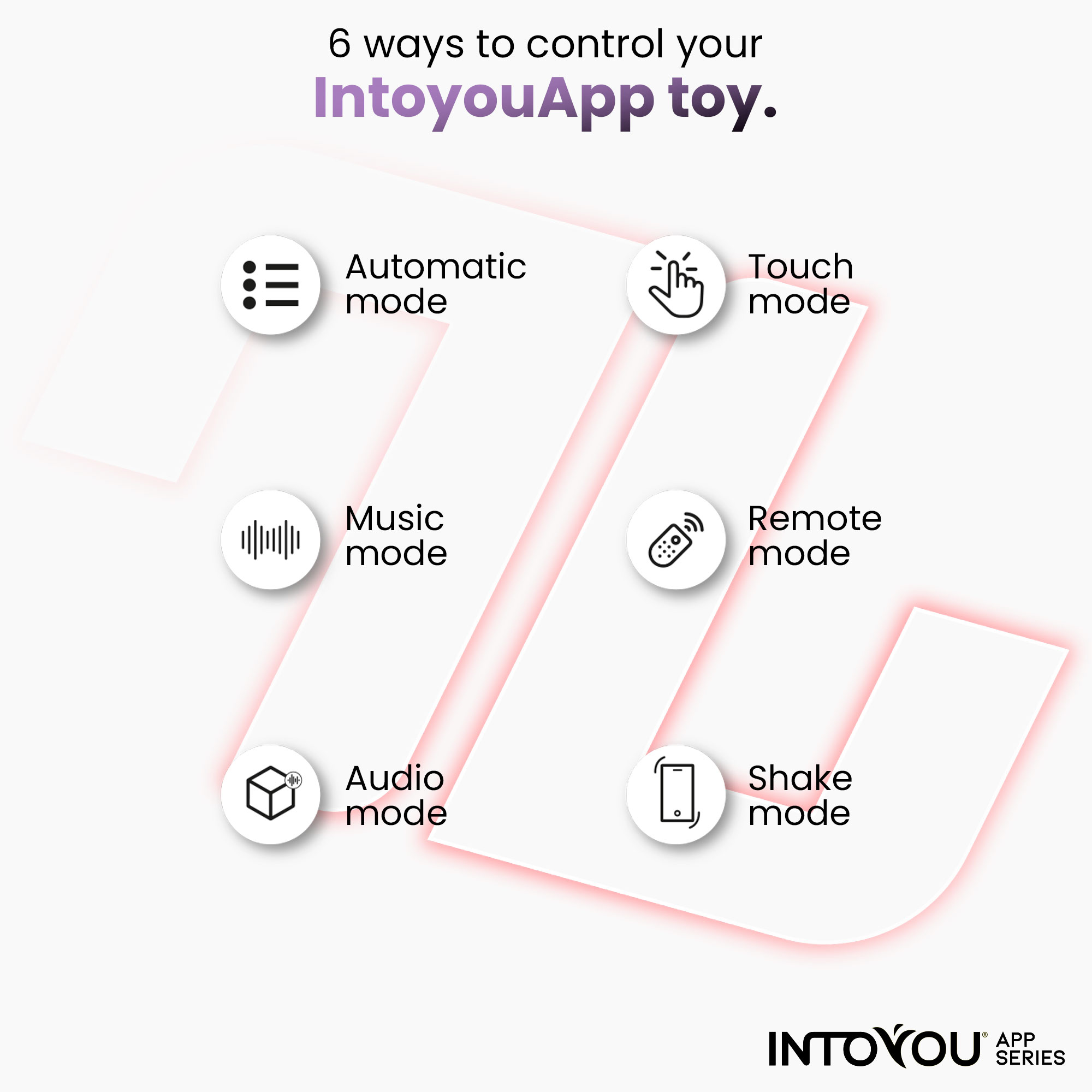IY - Ascen - Rabbit Vibrator - Thrusting And Waving Vibrator met app - Rood - Afbeelding 6