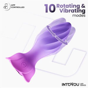 IY – Moxy – Buttplug 360º Rotatie (met App-bediening) – Lila