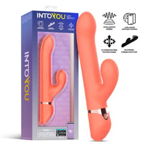IY – Mindy – Rabbit Vibrator met kralen en app – Oranje