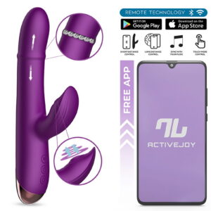 IY – Sendel – Rabbit Vibrator met kralenring en app – Paars