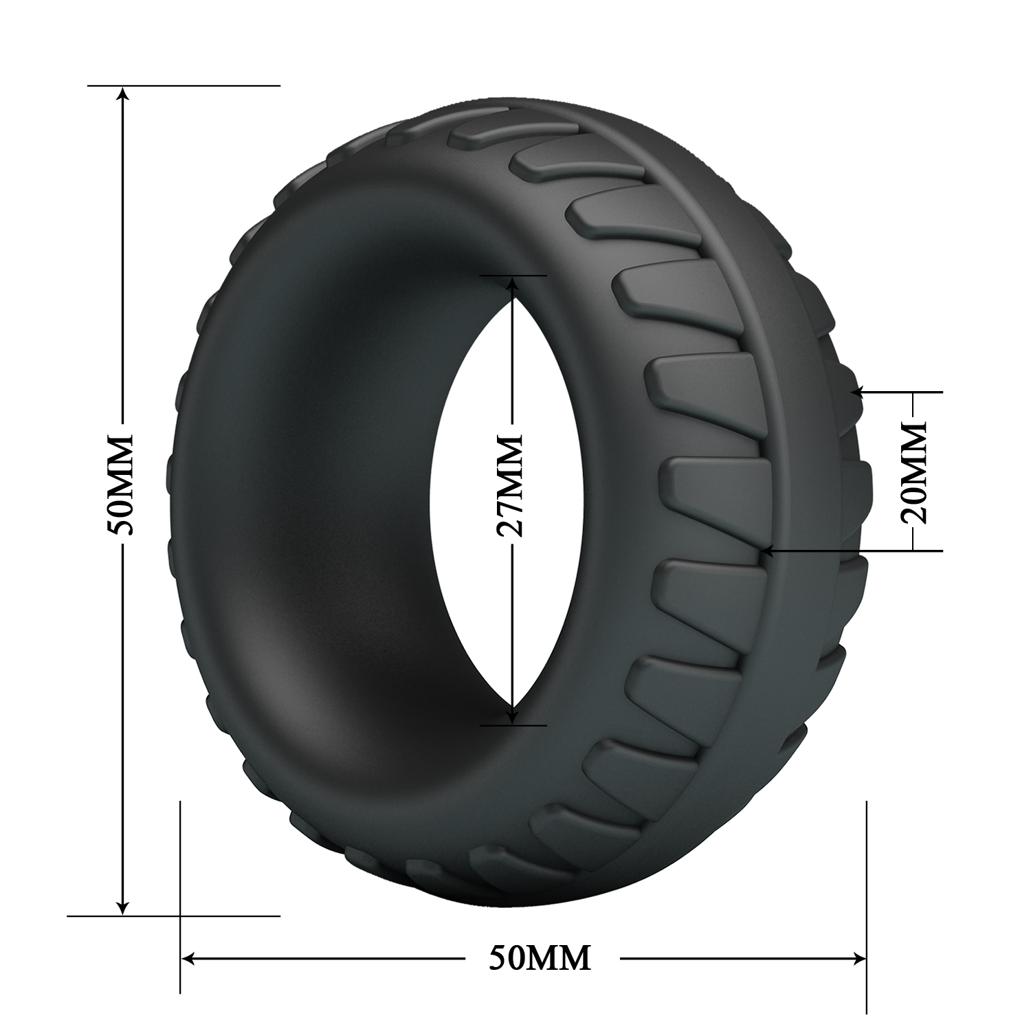 Crazy Bull Dilson Super Soft Siliconen Ring - Afbeelding 7