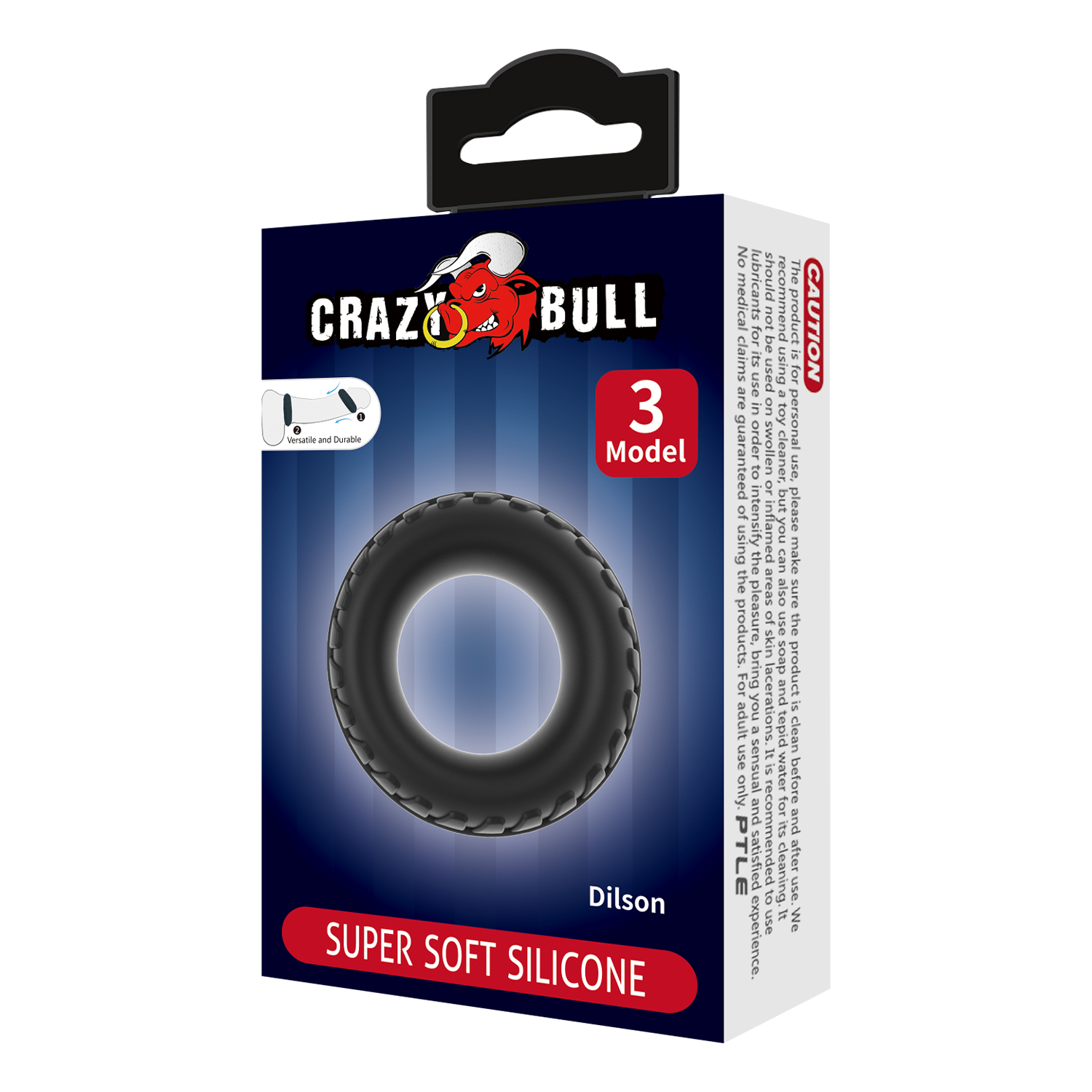 Crazy Bull Dilson Super Soft Siliconen Ring - Afbeelding 6