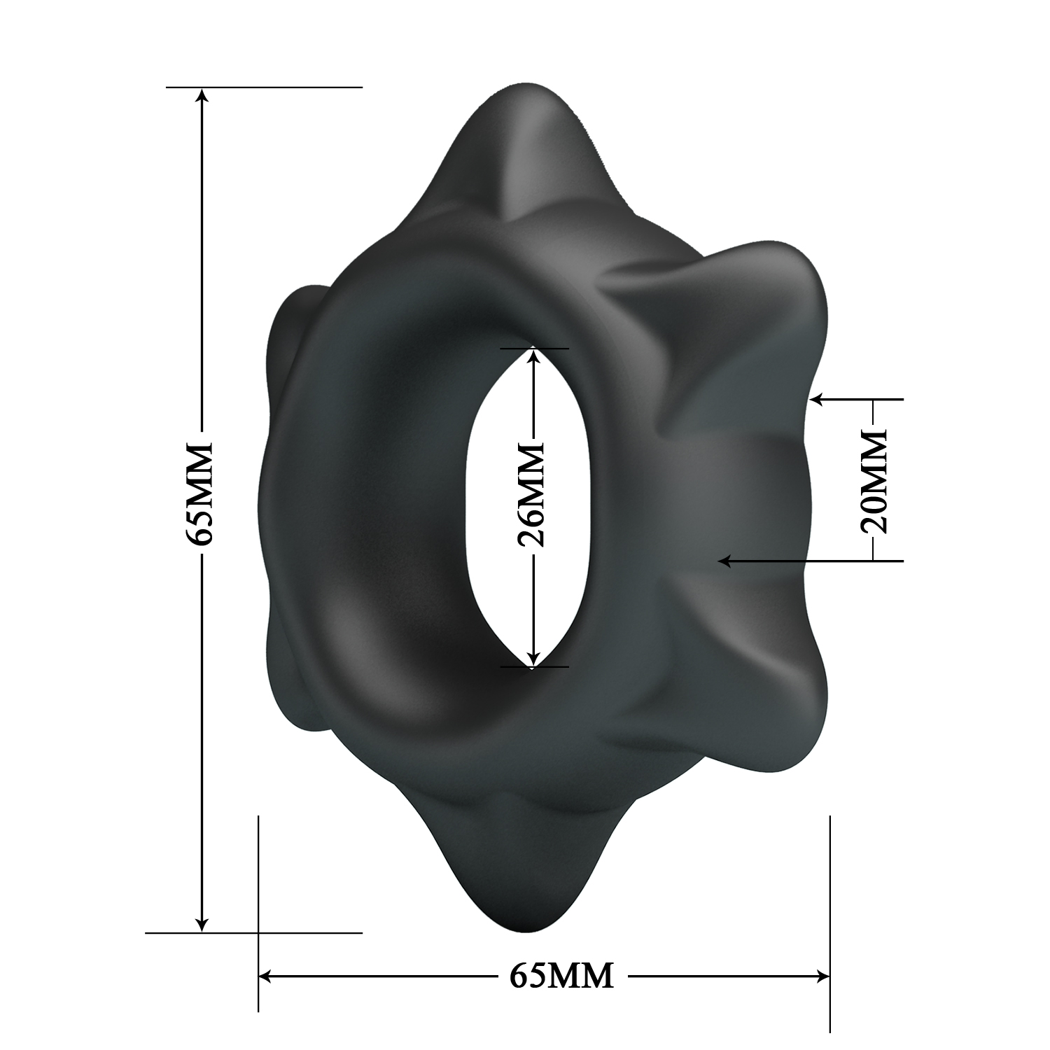Crazy Bull Ethaniel Super Soft Siliconen Ring - Afbeelding 6