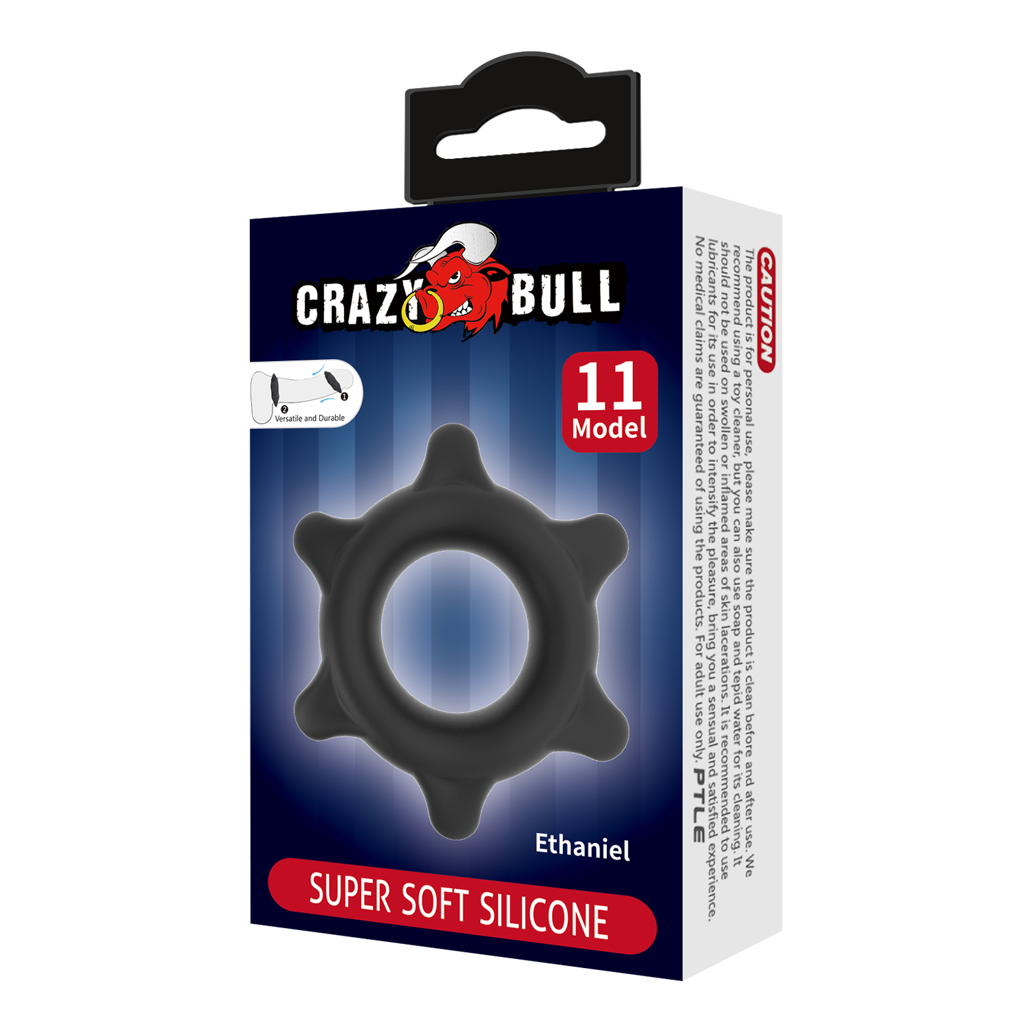Crazy Bull Ethaniel Super Soft Siliconen Ring - Afbeelding 7
