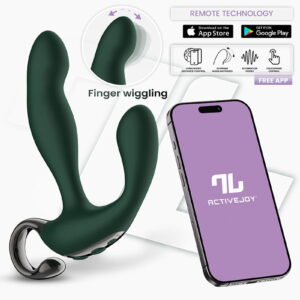 IY – Greeny – Prostaatmassager met vinger wiggling, App Controlled – Groen