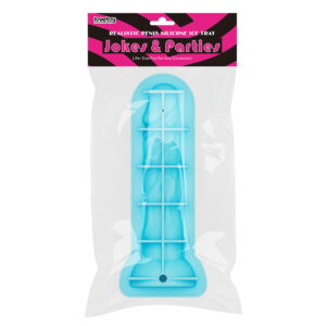 LoveToy – Siliconen IJsblokjesvorm – Realistische Penis – Blauw