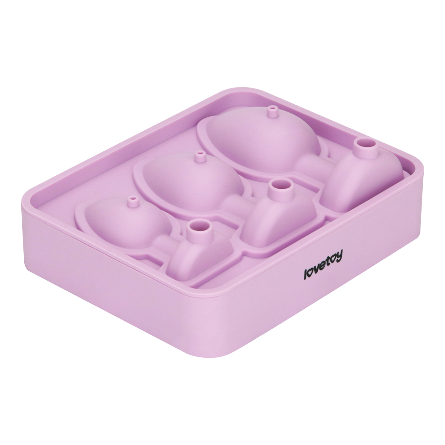 LoveToy - Siliconen IJsblokjesvorm - Buttplug - Roze