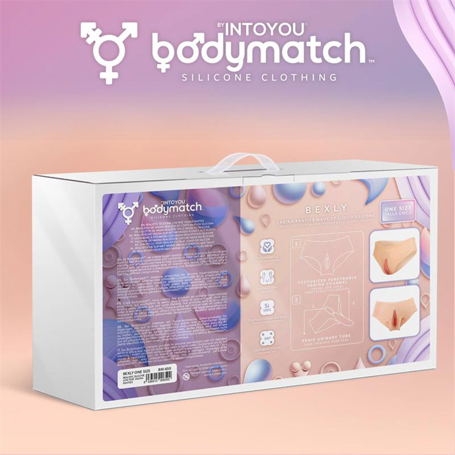 BODYMATCH - Bexly - Realistische Siliconen Vaginale Slipjes - One Size - Huidskleur - Afbeelding 6