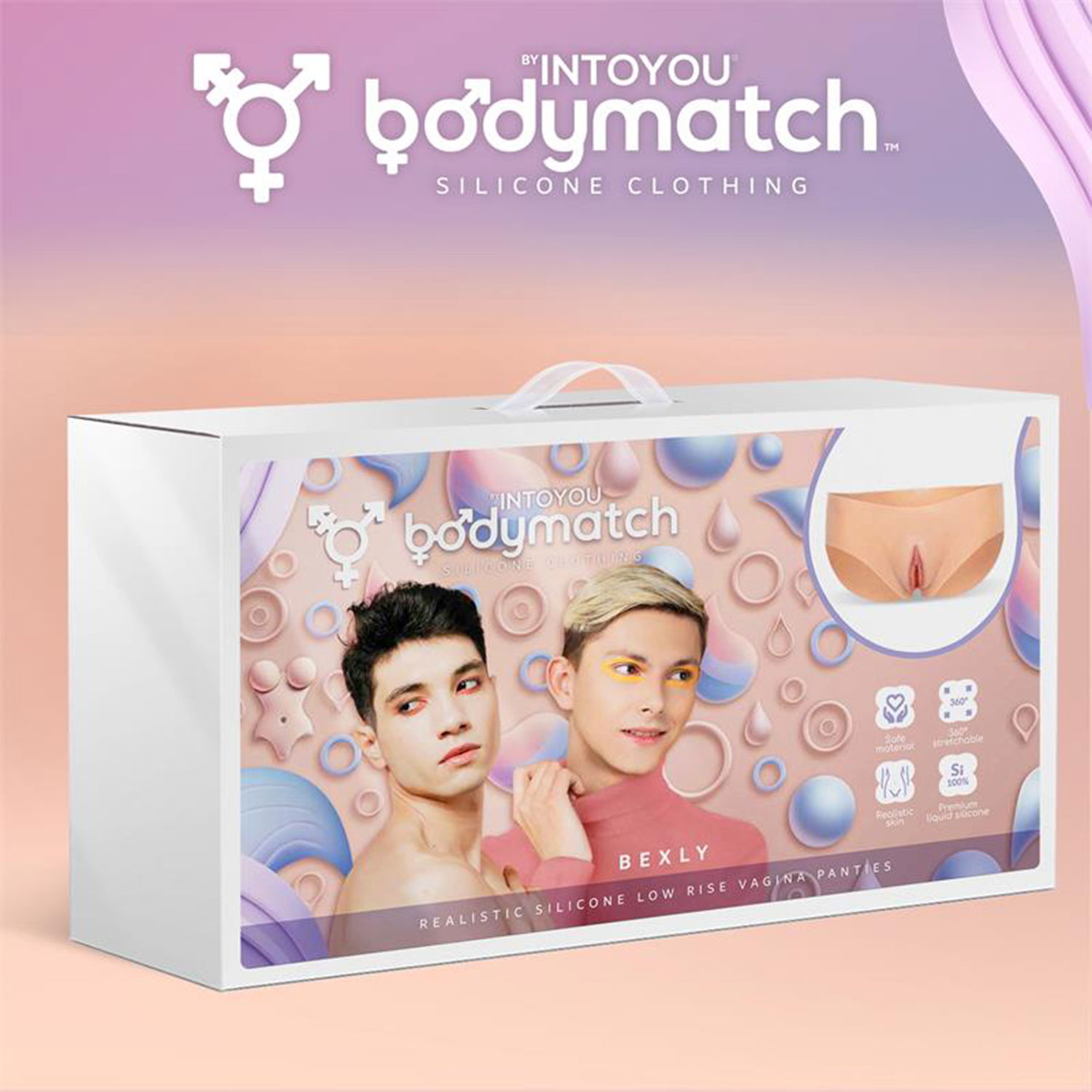 BODYMATCH - Bexly - Realistische Siliconen Vaginale Slipjes - One Size - Huidskleur - Afbeelding 5