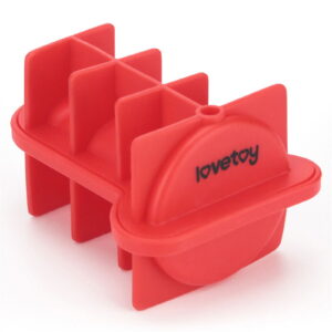 LoveToy – Mace Siliconen IJsblokjesvorm – Mini Penis – Blauw