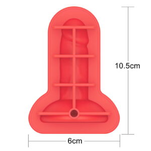 LoveToy – Mace Siliconen IJsblokjesvorm – Mini Penis – Blauw