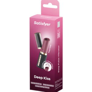 Satisfyer – Deep Kiss – 3D Air Pulse Lipstick Vibrator – Zwart