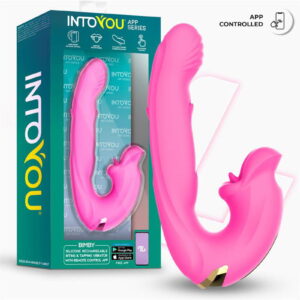 IY – Bimby – Bijtende en dubbeltikkende vibrator met app – Roze