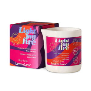 Love to Love – Light My Fire – Massagekaars – Lotusbloem – 65 g