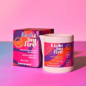 Love to Love – Light My Fire – Massagekaars – Lotusbloem – 65 g
