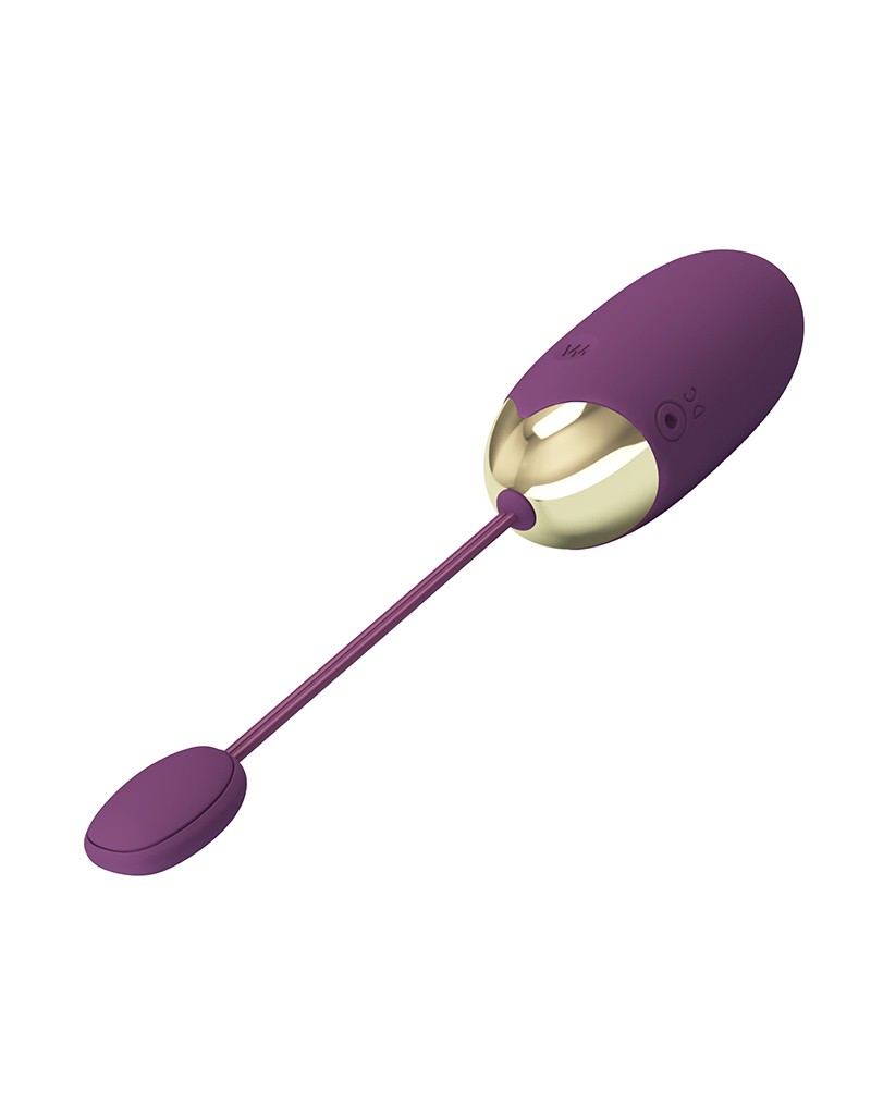Pretty Love - Abner - Draagbare Vibrator met Appbediening - Paars - Afbeelding 4