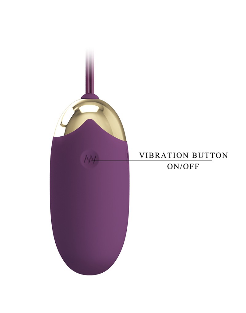 Pretty Love - Abner - Draagbare Vibrator met Appbediening - Paars - Afbeelding 6