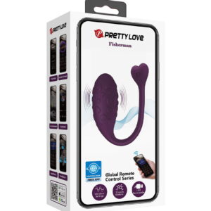 Pretty Love – Fisherman – Draagbare Vibrator met Appbediening – Paars