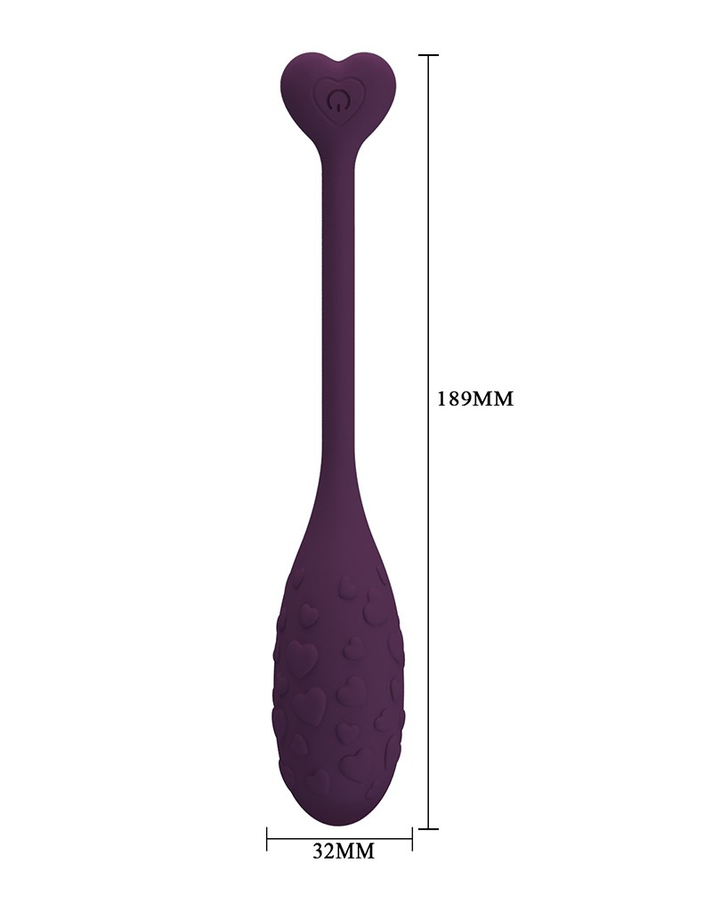 Pretty Love - Fisherman - Draagbare Vibrator met Appbediening - Paars - Afbeelding 5