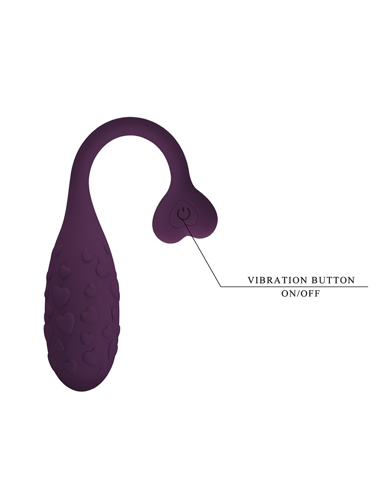 Pretty Love - Fisherman - Draagbare Vibrator met Appbediening - Paars - Afbeelding 6