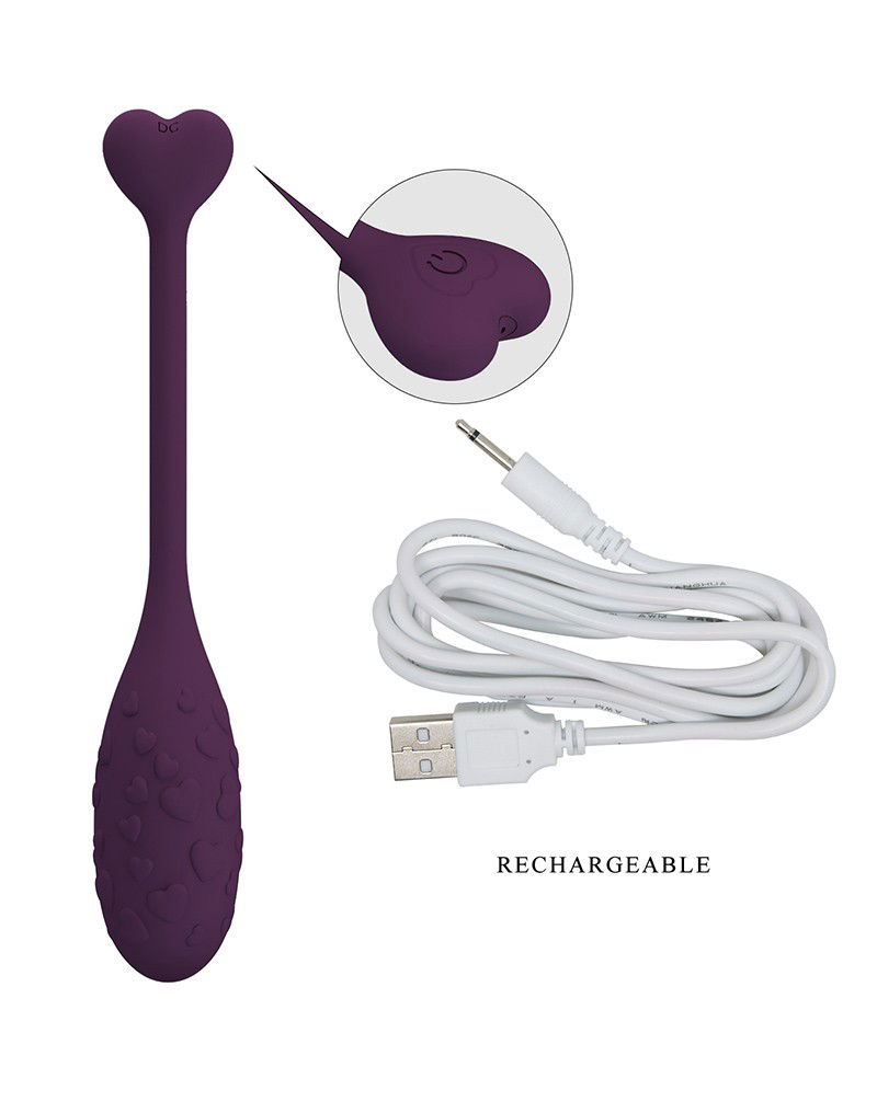 Pretty Love - Fisherman - Draagbare Vibrator met Appbediening - Paars - Afbeelding 7