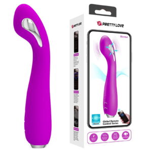 Pretty Love – Hector – G-Spot Elektrische Schok Vibrator met Appbediening – Paars