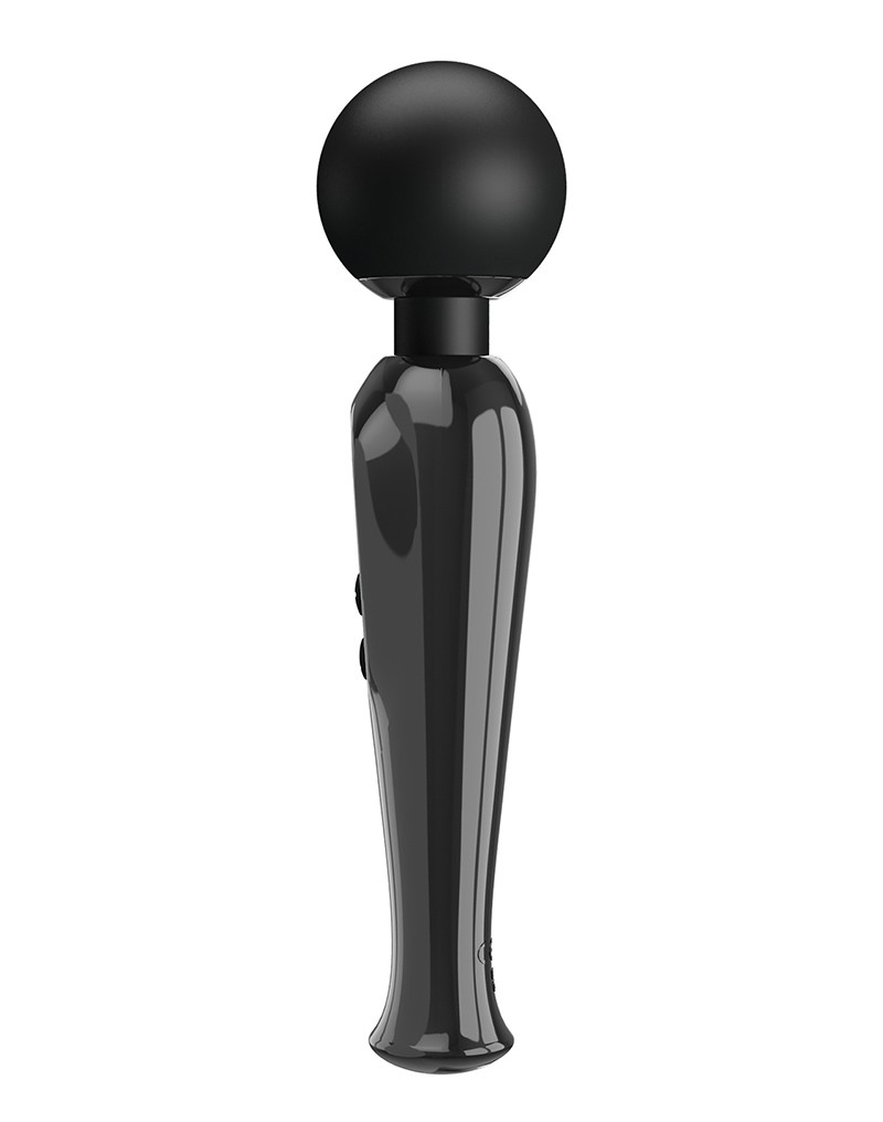 Pretty Love - Skyler - Wand Vibrator met Digitaal LED Display - Zwart - Afbeelding 4
