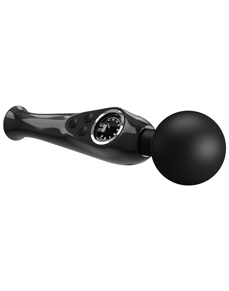 Pretty Love - Skyler - Wand Vibrator met Digitaal LED Display - Zwart - Afbeelding 5