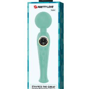 Pretty Love – Skyler – Wand Vibrator met Digitaal LED Display – Blauw